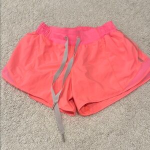 Lululemon Athletica Pink and Gray Athletic Shorts